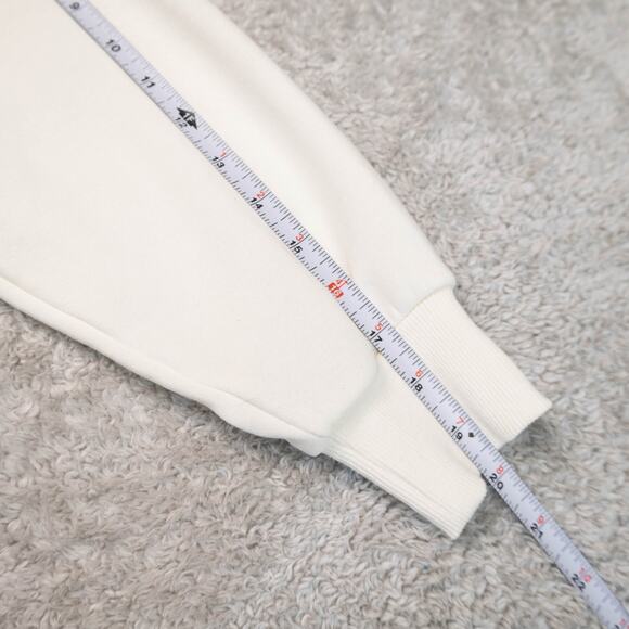 H&M Sublime Ivory Blue Logo Heart Sweatshirt Hoodie Full Zip Womens Size M - Picture 7 of 13